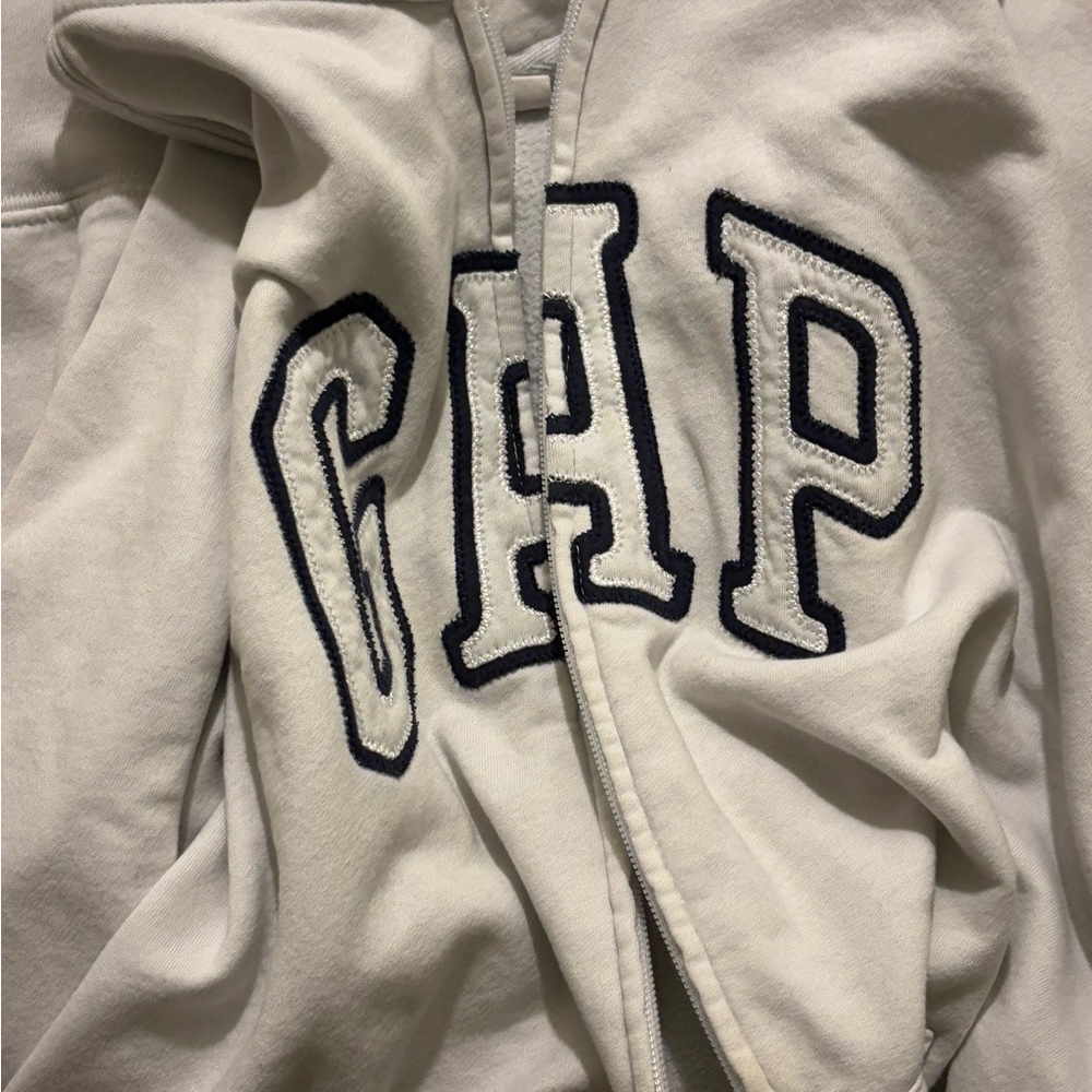 Women’s Gap White Zip up Jacket